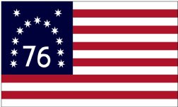 Bennington (1777) - 4"x6" Desk Flag