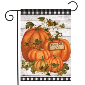 Fall - Happy Fall Y'all Pumpkins Garden Flag