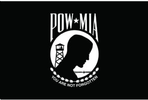 2'x3' POWMIA-Double Reverse, Nylon, Heading & Grommets